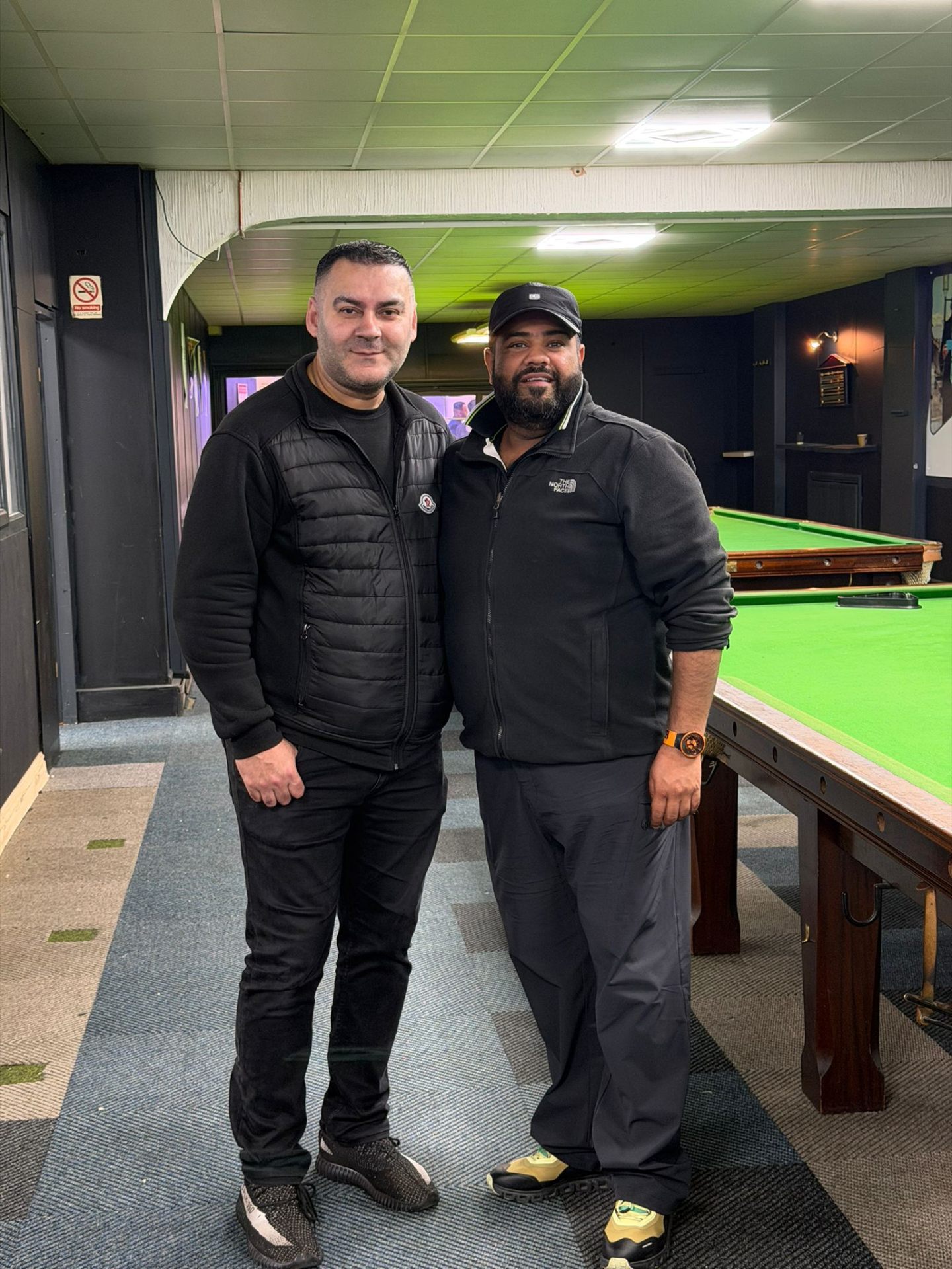 Midlands Community Hub outreach team at local snooker hall
