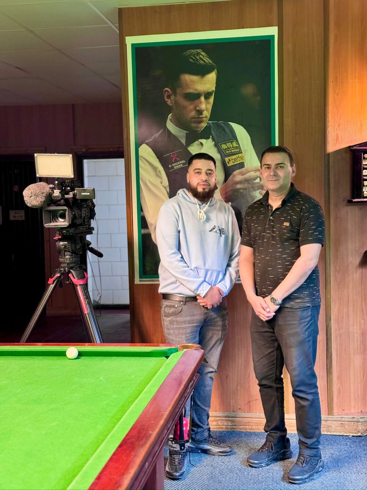 Mohammed Zafran filming with Midlands Community Hub ambassador