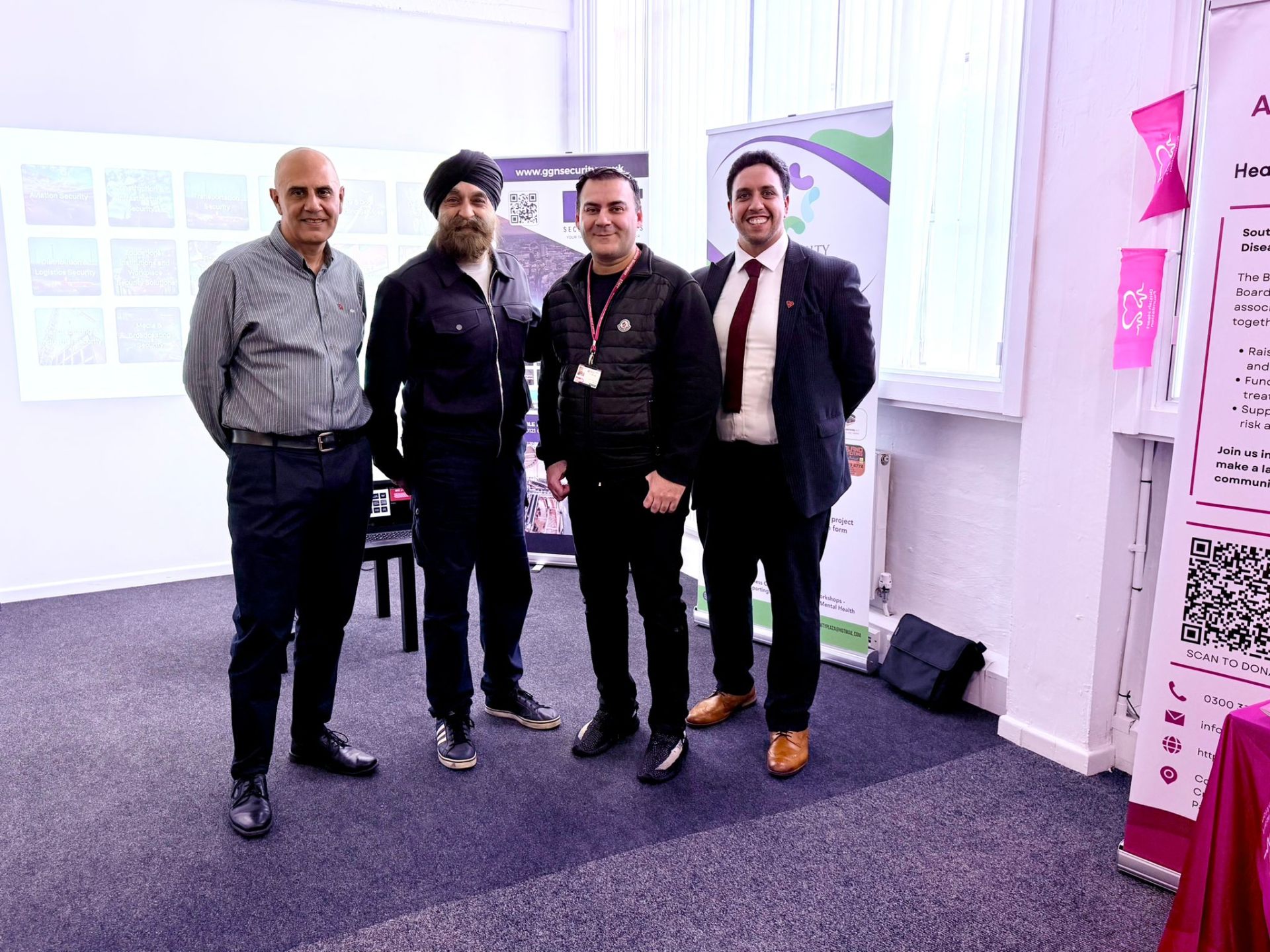 Midlands Community Hub team at a partner exhibition