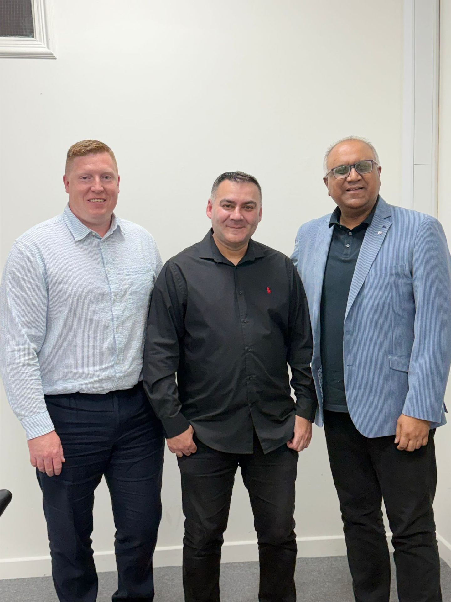 Mohammed Zafran with Crimestoppers and partner officers